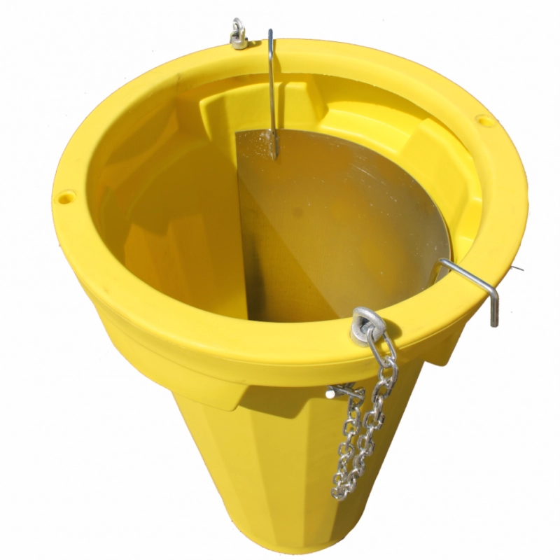 Protectie metalica pentru tub de evacuare deseuri, TEKCNOPLAST Protectie metalica pentru tub de evacuare deseuri, TEKCNOPLAST